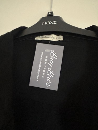 Brand new denim black jacket - brand,