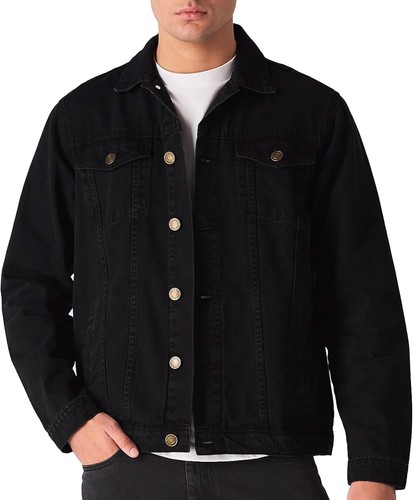 Mens denim jacket trucker - denim,