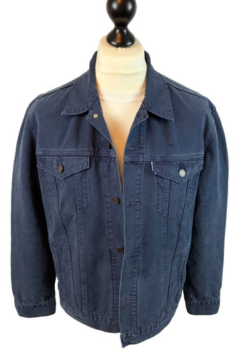Levi navy blue denim jacket - levi's,