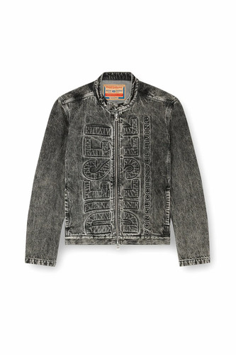 Diesel denim jacket bomber - denim,