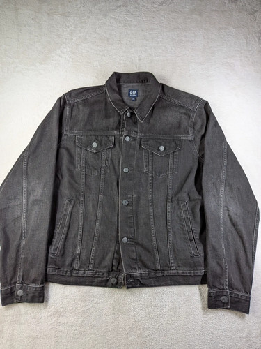 Gap denim jacket mens black - denim, xl