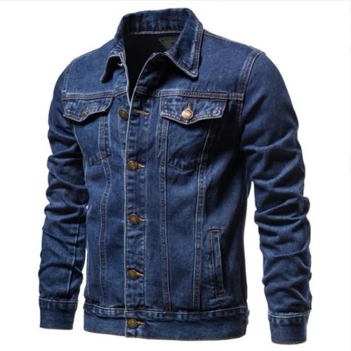 Men denim jacket vintage - men's,