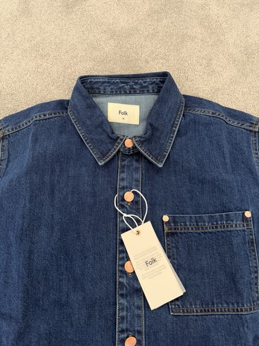 Folk denim jacket - folk, cotton