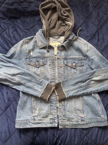 Hollister blue denim - hollister, jacket