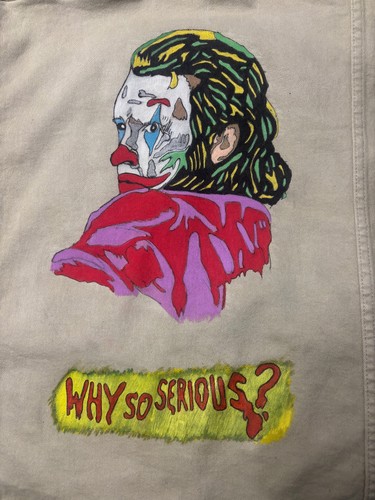 Custom denim jacket - jacket, xl