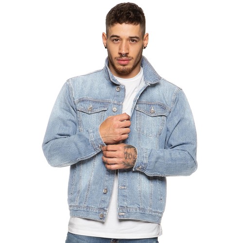Mens enzo denim jacket trucker - enzo,