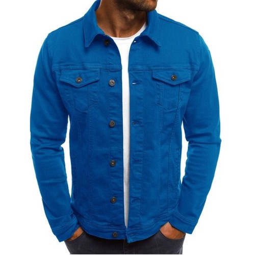 Mens denim jacket loose - loose, fit