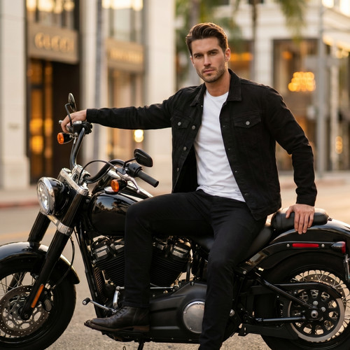 Mens denim jackets - mens,
