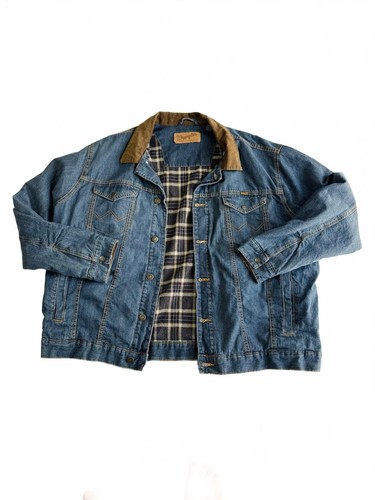 Vintage wrangler denim jacket - denim,