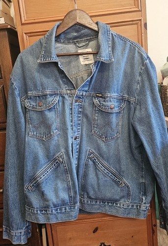 Wrangler 124mj denim jacket - denim,