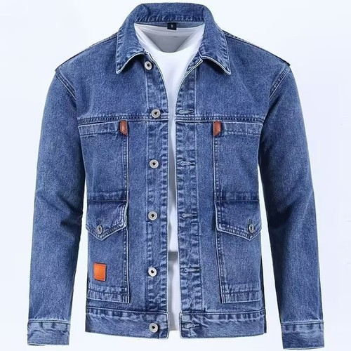 Men jean jacket comfortable - men,