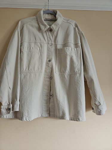 Cream cotton denim style - cotton/denim,
