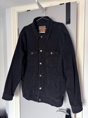 Pull bear men black denim - men's,