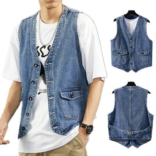Mens neck denim jacket - mens,