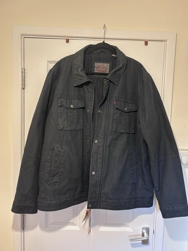 Levi canvas trucker jacket - levi,