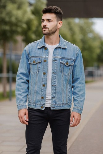 Mens denim jacket cotton - mens,