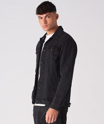 Men denim trucker jacket - denim,