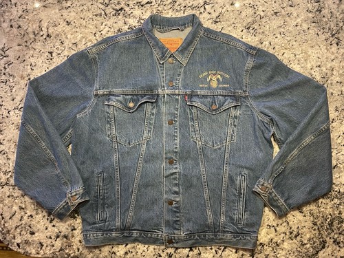 Vtg levi 2xl blue denim - vtg,