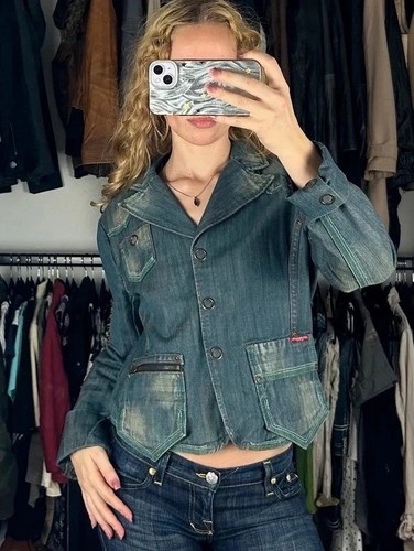 90s faded indigo - blue, denim