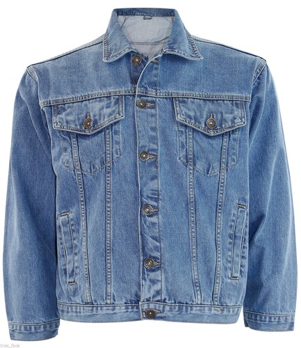 Mens denim jacket - denim,
